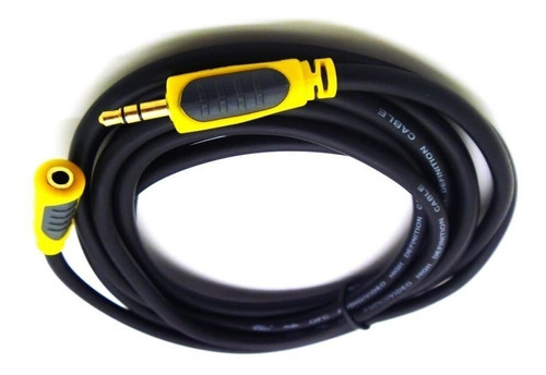 Imagen 3 de 10 de Cable Auxiliar Audio Macho Hembra Plug 3,5 1.5m Havit Backup