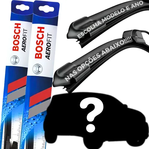 Limpador de Para-brisa Dianteiro Palheta Original Bosch (Par)
