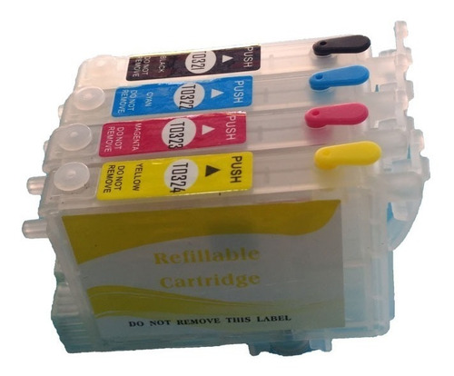 C80 Cx5200 T0321- T0324 Cartuchos Rellenables Reseteable