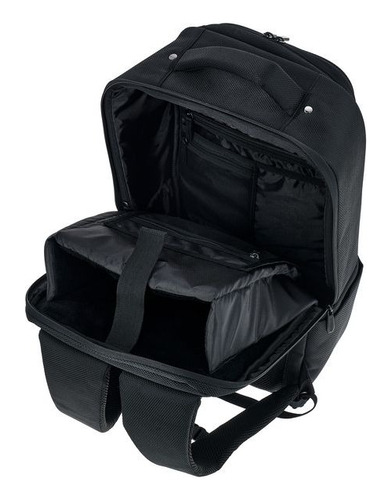 Mochila Multifuncional Roland Cb-ru10 Color Negro Diseño De La Tela Liso