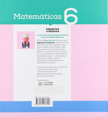 Matematicas 6. Espacios Creativos Primaria / 18 Ed.
