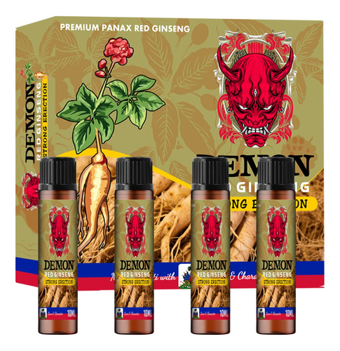 Potenciador Sexual Masculino Ginseng Rojo Demon