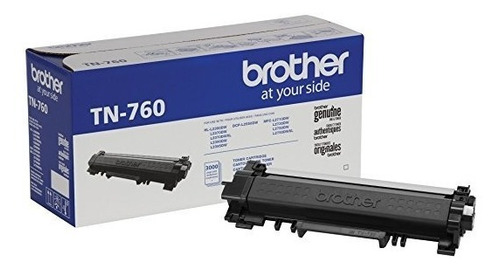 Genuinos De Brother Tn760 Negro Alto Rendimiento Del Cartuch