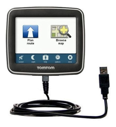 Cable Usb Anverso Clasico Para El Tomtom Facilidad Con Ener