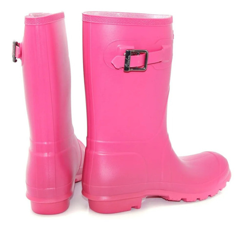 Bota De Lluvia Mujer Citadina 6600 Livianas Caña Media
