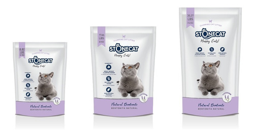 Imagen 3 de 3 de Piedras Sanitarias Stonecat Aglomerante Bolsa 8 Kg Lavanda