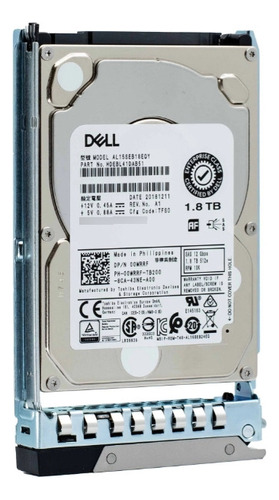 Disco Dell 1.8 Tb Sas 10k 12gb/s 2.5 14ª Y 15ª Gen R740 R750