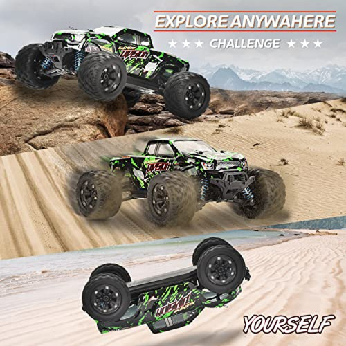 Tenssenx Automóviles Rc A Escala 1:18, 40 Km/h De Alta Velocidad 4wd Con Control Remoto Con 2 Baterías Recargables, 4 X 4 Todoterreno Monster Rc Truck, Vehículo Eléctrico De 2.4 Ghz, Juguetes Para