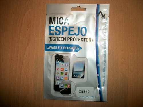 Protector Mirror Samsung Galaxy Young S5360 Envio Gratis!!