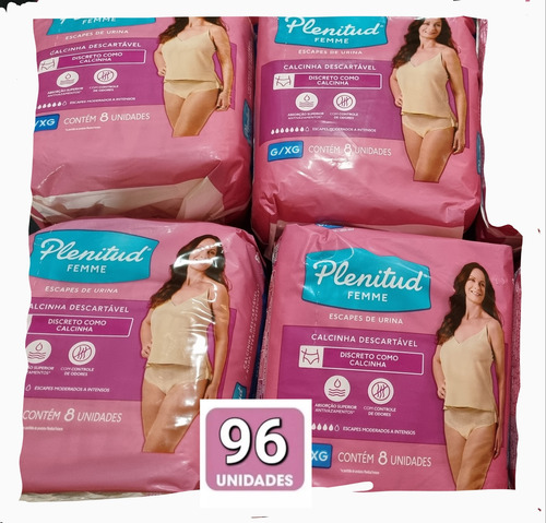 Pañal Plenitud Femme G/xg .- 96 Unidades