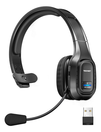 Tecknet Trucker Auriculares Bluetooth Con Micrófono Con 55h