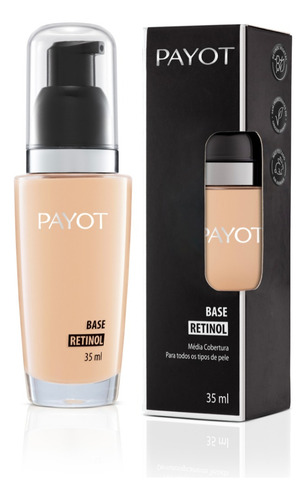 Base de maquiagem líquida Payot - Lançamento Base Retinol - 35mL