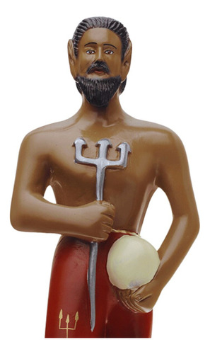 Imagem Exumaré 40 Cm Escultura Gesso Resinado Umbanda Cor Única