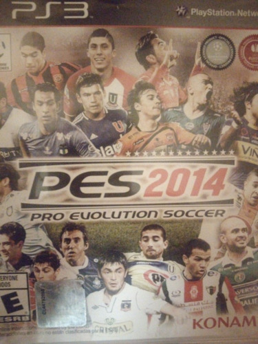 Pes 2014 Ps3 Videojuego Playstation Fútbol 