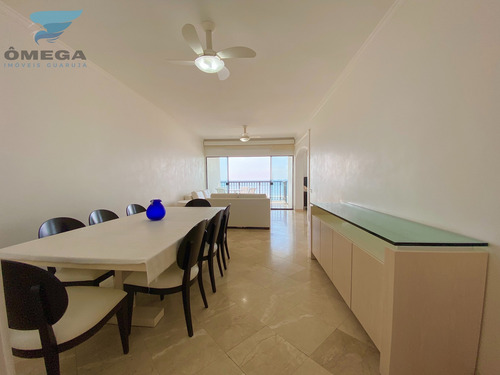 Imagem 5 de 19 de Lindo Apartamento Com Frente Total Mar - Vista Panorâmica - Praia Das Pitangueiras - Guarujá/sp - Ap06354 - 70498671