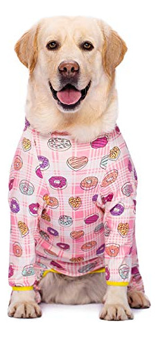 Pijama De Algodón Para Perros Medianos Y Grandes