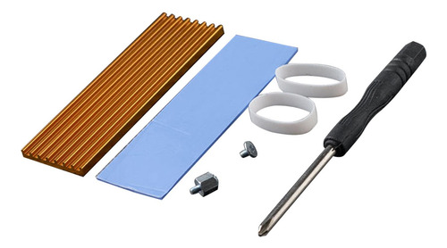 Disipador De Calor Ssd M.2 2280, Radiador Duradero Con Oro