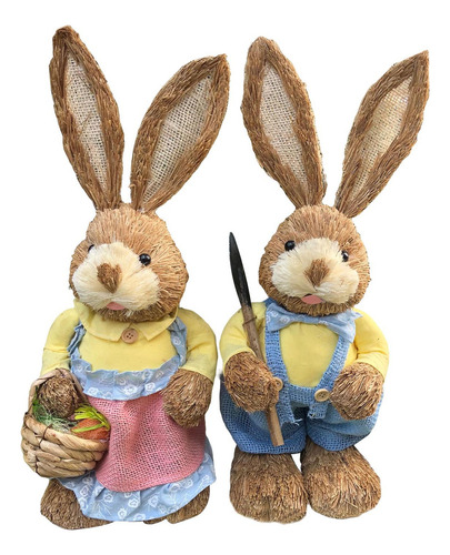 Qipai De Pascua De Paja, 2 Uds., Decoración Hecha A Estilo D