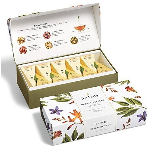 Tea Forté Herbal Retreat Petite Presentación Box Tea