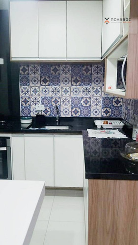 Imagem 11 de 22 de Apartamento Com 2 Dormitórios À Venda, 53 M² Por R$ 270.000,00 - Vila Scarpelli - Santo André/sp - Ap3182