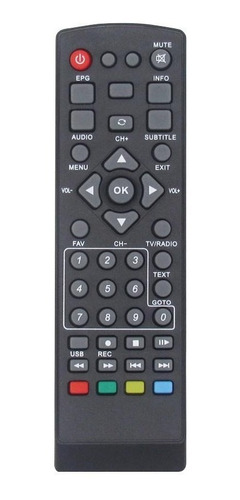 Control Remoto Decodificador Dvb-t2 Dvbt2 K3 M2 K2 8902