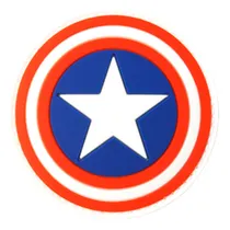 Comprar Parche Capitan America Pvc Tactico Militar Airsoft Paintball