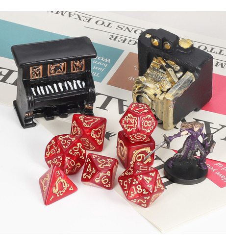 Xixijuego De Dados De Rol: 28 Dados Poliédricos Dnd Con 4 Bo