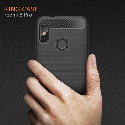 Funda Anti Impacto Exclusiva Para Redmi 6 Pro Negro