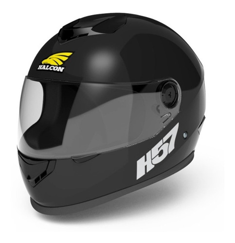 Casco Moto Integral Halcon H57 2019 Negro  ** Fas