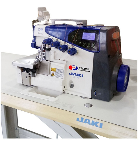 Imagen 1 de 8 de Overlock Industrial Automática 5 Hilos Jaki Alto Rendimiento