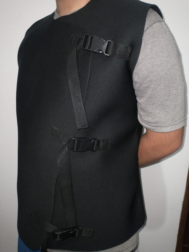 Chaqueta Neoprene 2,5mm Urko Ind Náutica, Moto, Kayak, Remo Negro Xl/xxl 2 Mm