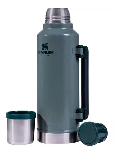 Stanley Termo Clásico 1.9 Lts De Acero Inoxidable Verde