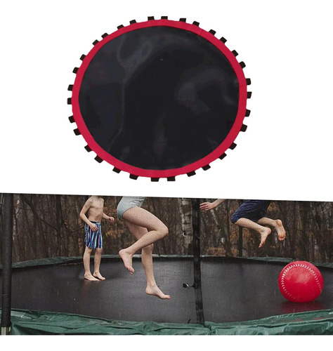 Almohadilla De Trampolín, Estera De 93cm Con 36 Hebillas