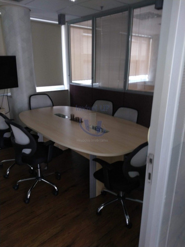 Imagem 10 de 11 de Sala De 120m² No Jardins, Todo Equipada E Mobiliada, Pronta Para Uso !! - V-1950