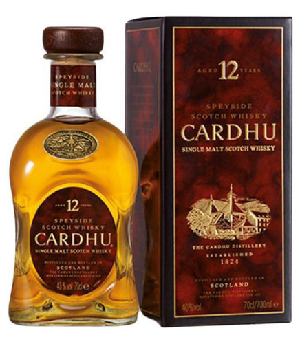 Whisky Escocês Cardhu Single Malt 12 Anos 1 Litro