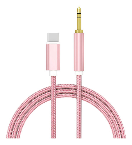 Usb Tipo C A 3,5 Mm Cable De Audio Auxiliar Audífonos Alta