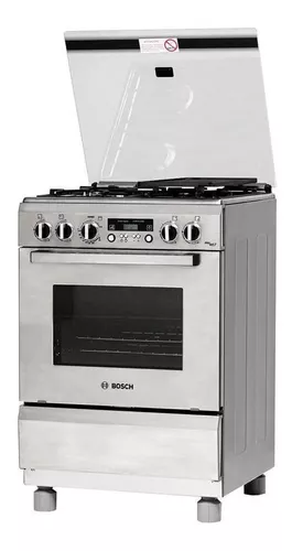 sabiduría Fracción Fuera de borda Cocina Bosch Professional PRO467 a gas/eléctrica 4 quemadores acero  inoxidable 220V puerta con visor 56.67L | MercadoLibre