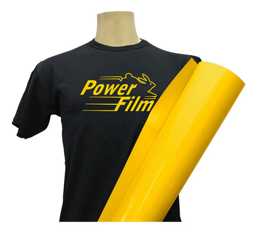 Power Film Premium - Amarelo - Bobina 0,495x5m