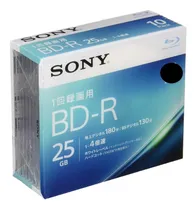 Comprar 10 Mídias Blu-ray Bd R 25gb Sony Original Printable
