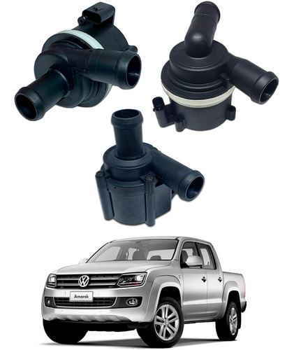 Kit 3 Bomba Agua Auxiliar Amarok 2.0 Diesel Tdi 03l965561a