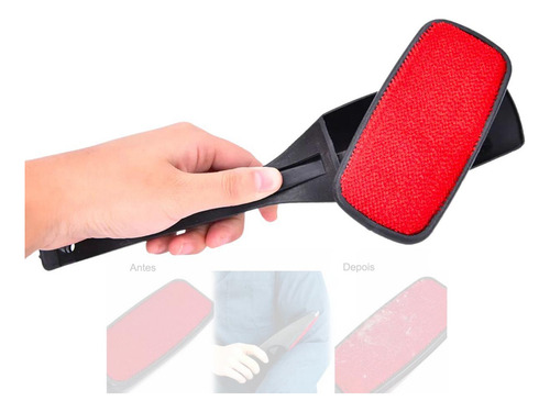 Removedor De Pelo Fiapo Bolinha Escova De Roupa Sofá Paletó