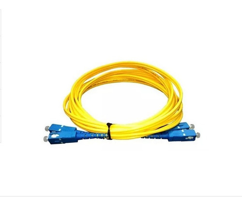 Cable De Fibra Optica Amp Duplex 2 Metros Monomodo Sc Sc 