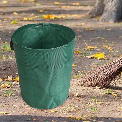 Saco De Hojas De Jardín Para Limpieza Al Aire Verde 272l