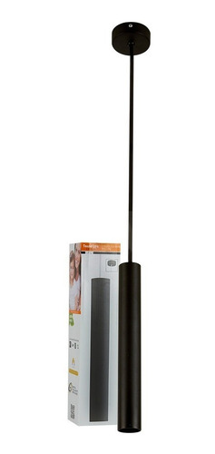 Imagen 3 de 6 de Luminaria Colgante Led Interior, 3w Negro Tecnolite