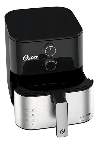 Fritadeira Elétrica Sem Óleo Ofrt520 Oster 4,6l Preta 127v