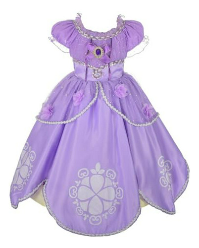 Vestido Princesa Fiesta Talla 12m-10