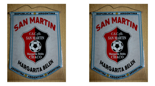 Banderin Mediano 27cm San Martin Margarita Belen