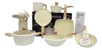 Comprar Batería Cocina Antiadherente Granito 7 Piezas Utensilios
