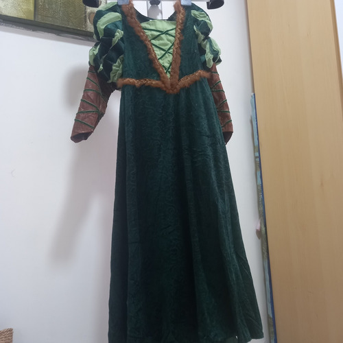 Disfraz Carnaval Princesa Fiona  O Epoca Medieval Talla 8/10