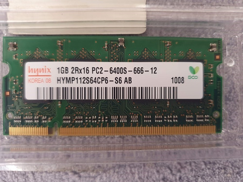 Hynix 2rx16pc2-6400s - Memoria Ram Para Laptop (1 Gb)